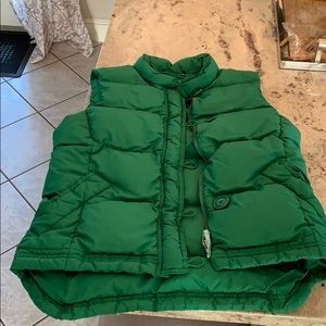 Kelly Green Jcrew Down Vest | Poshmark